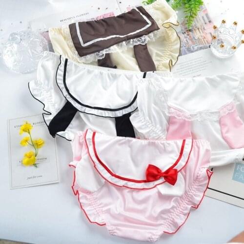 Lolita Panti Girl Funny Panties Cute Underwear Women Sexy Kawaii Lingerie Femme Womens Thong White Pink Seamless Panty Thongs