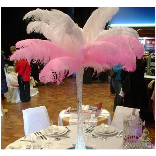 New Arrival 55-60 CM /22-24" Large Ostrich Feather Plume DIY Craft For Christmas Wedding Party Table Decoration AA Grade