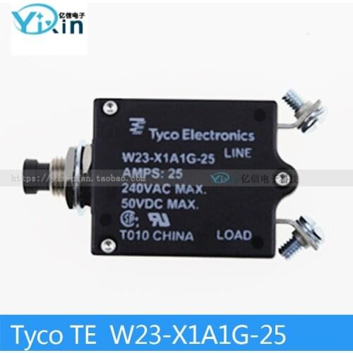 Tyco TE W23-X1A1G-25 25A 6-1393246-9 UL CSA overload protection circuit breaker