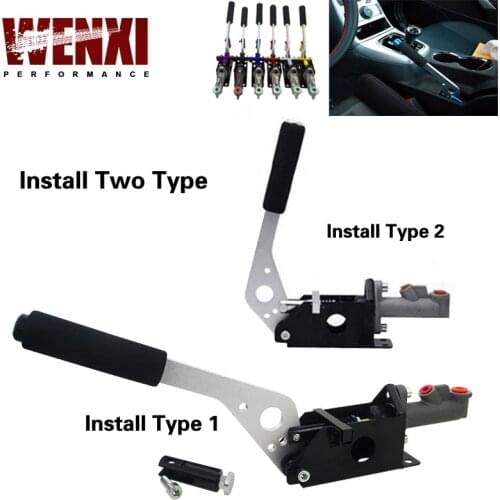 Universal Handbrake Hydraulic Drift E-Brake Racing Handbrake Vertical Horizontal WX3632