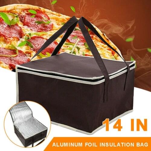 Waterproof Portable Food Pizza Delivery Insulated Bag Folding Picnic Ice Pack Food Thermal Bag Drink Carrier Bags Food Bag