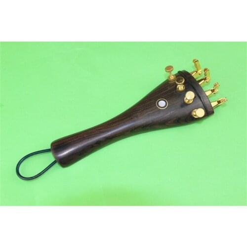 1 set ebony viola tailpiece golden fine tuners viola accessories
