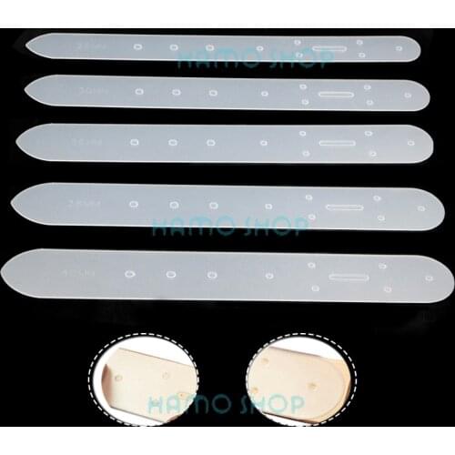 1pcs Belt Buckle Head Holes Leather Craft DIY Module Template Plastic Leather Crafts