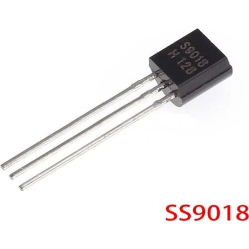 100pcs free shipping S9018 SS9018 9018 RF Bipolar Transistors NPN/30V/50mA TO-92 new original