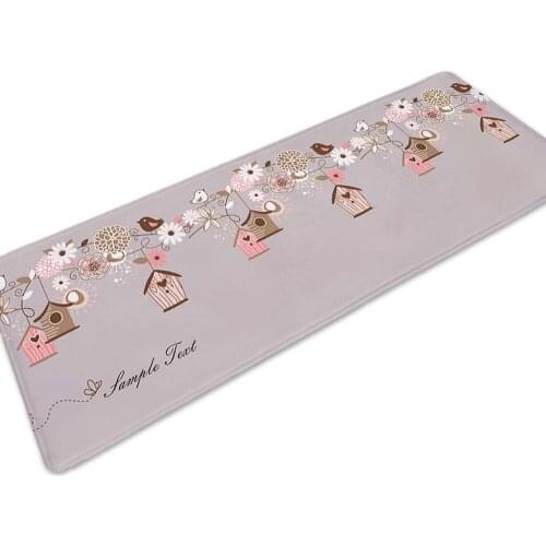 40*120cm Long Door Floor Mats Flannel Carpet Bedroom Living Room Kitchen Mat Absorbent Doormat Home Decor Hallway Rugs