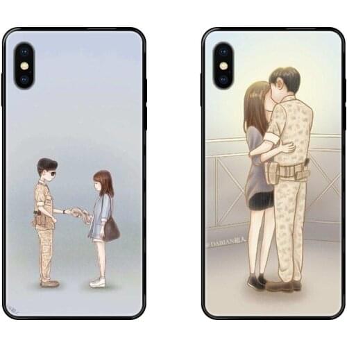 Nice Black Soft TPU Phone Cover Case Capa Descendants Of The Sun Cartoon For Redmi 3S 4X 4A 5 5A 6 6A 7 7A 8 8A 8T 9 9A K20 K30