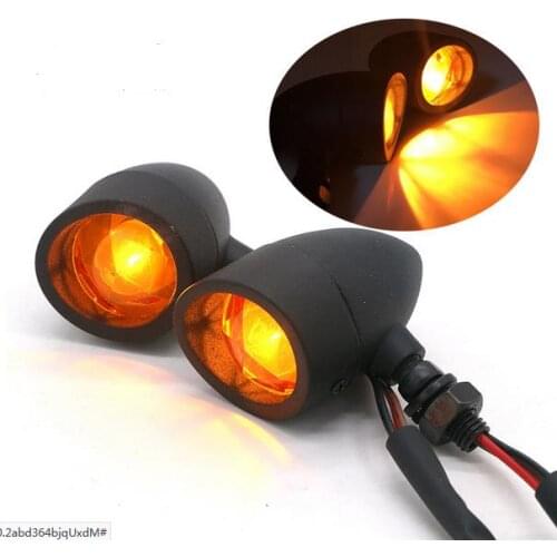 Black turn light Relocator Custom Motorcycle Bobber Chopper Cruiser