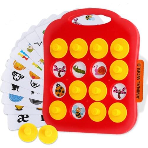Children Educational Toy Memory Training Flip Chess Parent-child Board Game Intelligence Development Reasoning Ability Toys Gift