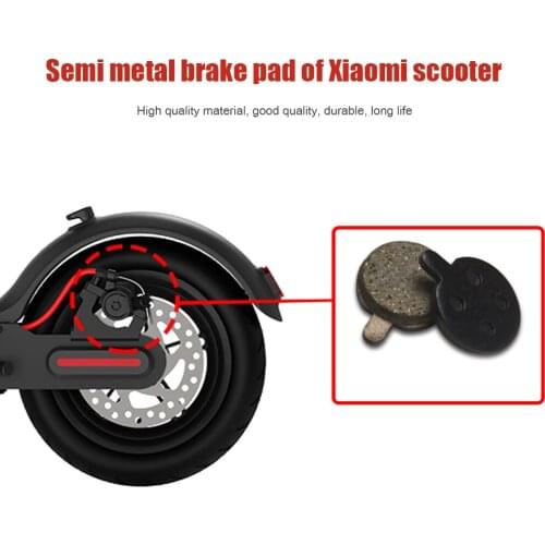 2 Pair Electric Kick Scooter Friction Plates Disc Brake Pads for M365 Pro Replacement Parts Friction Plates Scooters Accessories
