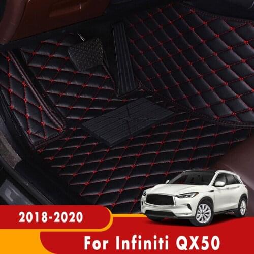 For Infiniti QX50 2020 2019 2018 Car Floor Mats Auto Interiors Parts Automobiles Styling Floorliners Dash Rugs Pads Decor