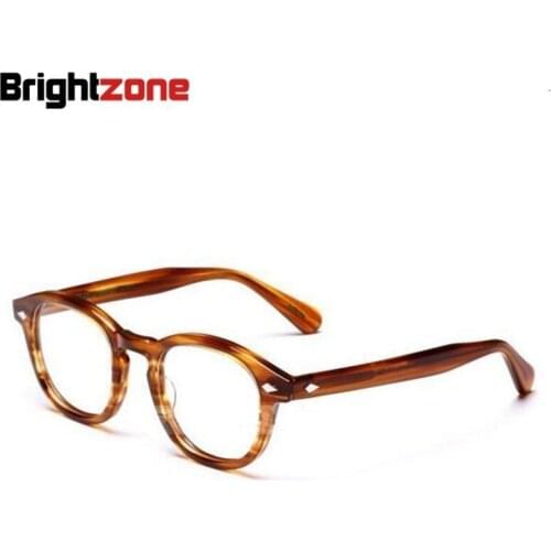 Brightzone High Quality Vintage Full Unisex Acetate Optical Frame Eyeglasses Spectacles Frames Prescription Eye Glasses Oculos