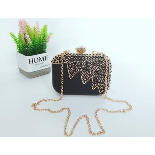 Wholesale hot sell PU rhinestone diamond evening clutch bag mini one shoulder crossbody bag