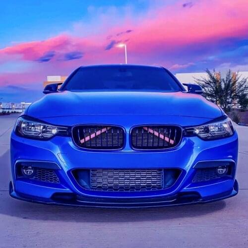 Front Grille Trim Strips For BMW F30 F10 F11 F01 F07 F20 F22 F23 F32 F34 G20 M Sport Style Cover Frame Car Decorations Stickers