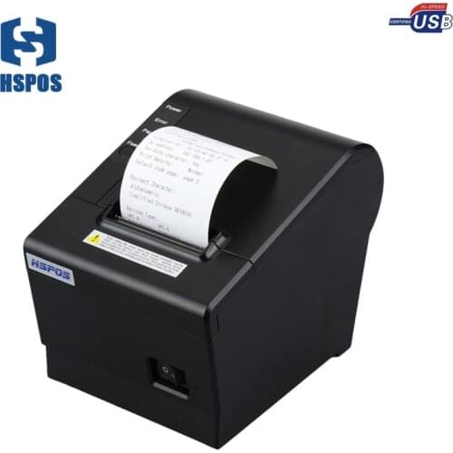 Retail Pos 58mm Thermal Receipt Printer Usb Port With Auto Cutter High Speed Printing for Supermarket