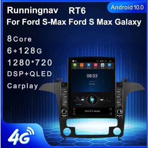 Runningnav For Ford S-Max Ford S Max Galaxy Tesla Type Android Car Radio Multimedia Video Player Navigation GPS