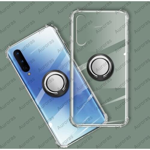 Auroras For LG Velvet 5G Case Anti-fall Airbag Clear Case Shockproof With Ring Case For LG Velvet 5G Cover