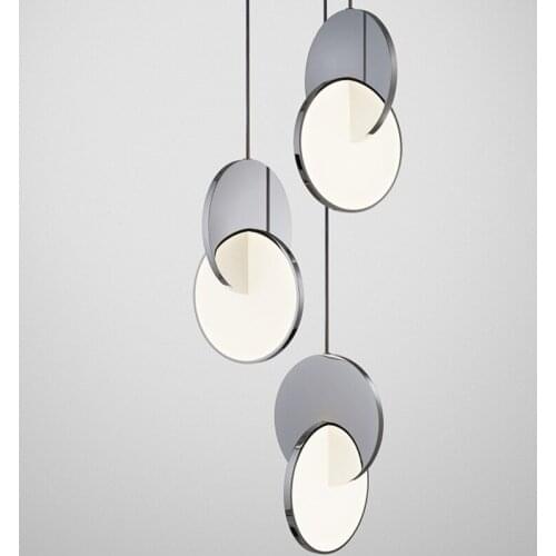 Nordic Pendant Light Minimalist Creative Acylic Lights Bar Coffee Shop Chandelier Iron Droplight Experimental Bottle Lamp