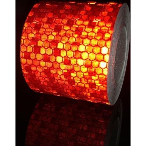 5cmx1m Reflective Bicycle Stickers Adhesive Tape for Bike Safety White Red Yellow Blue Bike Stickers Bicycle Accessories