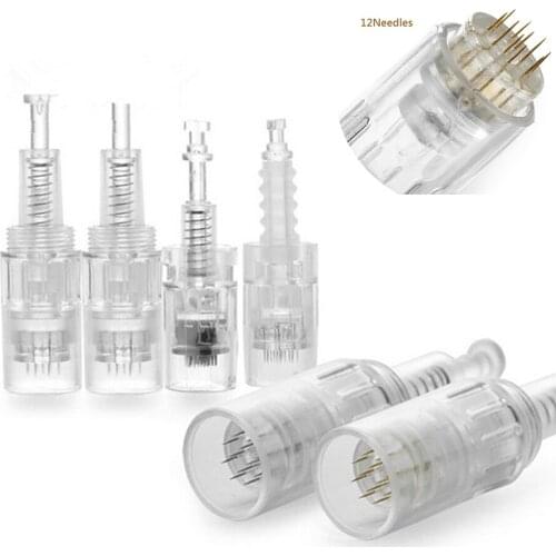 10/20/50pcs Bayonet Screw Microneedling Microneedle 9/12/36/42Pin Nano for Derma Pen Needle Mesotherapy Tattoo Cartridge Needles
