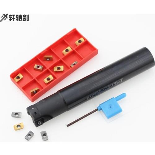 10PCS BAP300R Milling Cutter 120-250mm 1T 2T 3T Carbide Insert Tool Holder APMT1135 Lathe Parts BAP 300R
