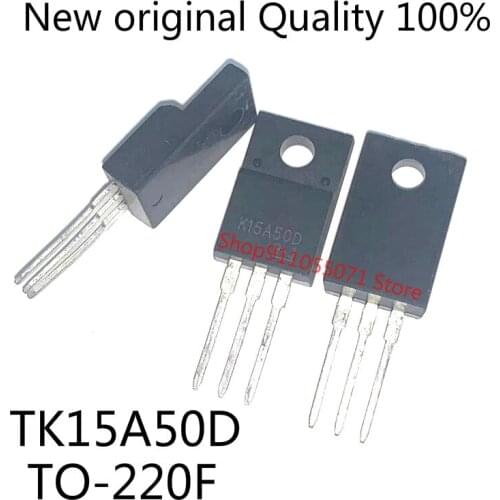 10PCS/LOT K15A50D TK15A50D TO-220F 15A 500V New spot hot sale