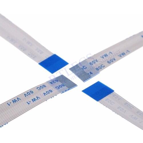 100pcs FFC FPC Flexible flat cable 16 PIN 0.5 mm pitch same ends Length 60 mm 80 100 120 150 200 250 300 400 500 mm ZIF