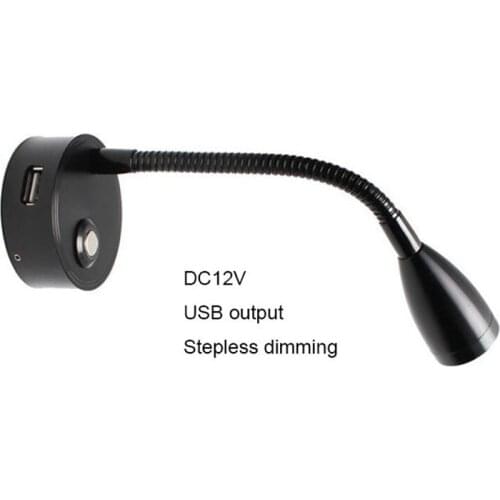 2021 Background wall counter spotlight student study reading lighting lamp elbow wall lamp bedside LED hose spotlight wall lamp