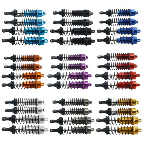 4pcs/set alloy front/rear damper shock absorber for 1/10 ARRMA 3s&Mega550 Senton Granite Big Rock Typhon oil filled type part