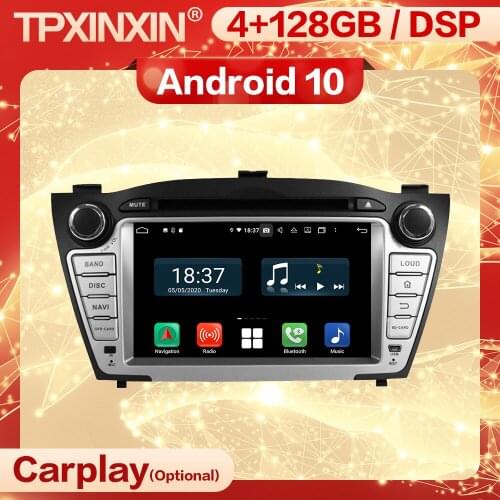 Carplay 2 Din Car Android Stereo Receiver For HYUNDAI IX35 2009 2010 2011 2012 2013 Radio Audio Recorder Head Unit Player Screen
