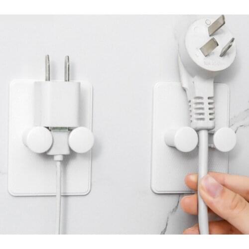 Razor Holder Shaver Shelf Rack Towel Hooks Socket Holder Hook For Bathroom Kitchen Hair Dryer Holder Viscose Wall Hook Hanger