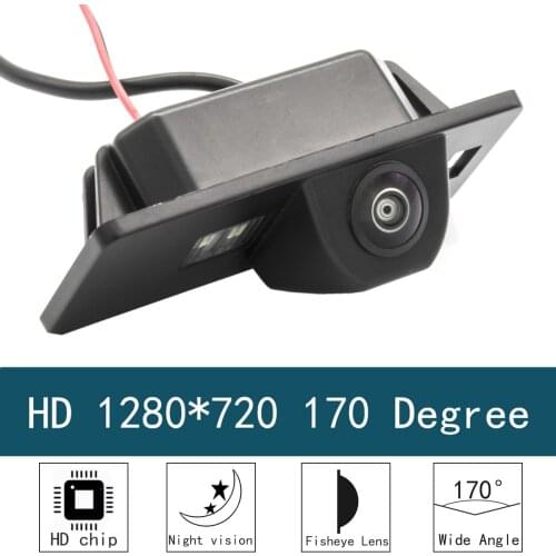 For Audi Q3/Audi Q5 8R/Audi Q7 HD 1280*720 Fisheye Lens 170 Degree Starlight Night Vision Car Reversing Rear View Camera