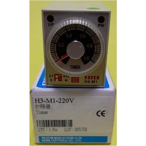 H3-M1-220V H3-M1-110V H3-M1-24V ON Delay Timer FOTEK 100% New & Original H3-M1