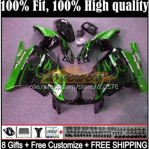 Injection Body For HONDA CBR 250RR 250CC CBR250RR 1988 1989 40CL.244 CBR 250 RR CC MC19 CBR250 RR 88 89 OEM Fairings new green