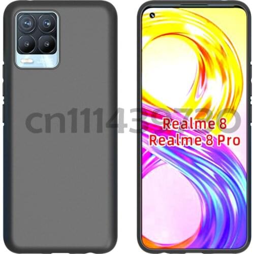 Matte Soft Shockproof Case For OPPO Realme 8 8 Pro C21 C20 6 6i 7 X7 7i Pro Q 5 V3 C11 V5 C15 C12 C11 C17 Reno 4 SE 4Z
