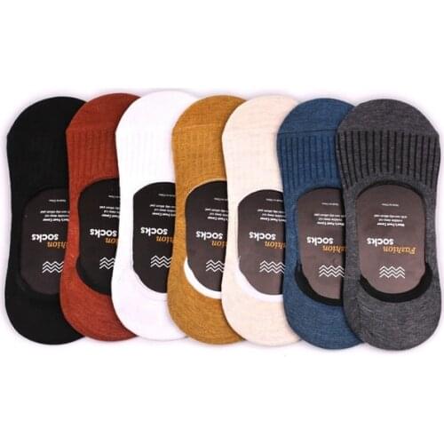Casual Red Socks Low Cut Men Socks Breathable Wholesale Men Socks