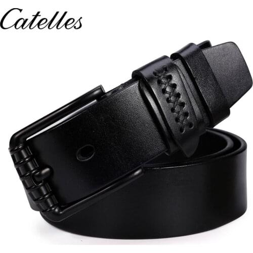 Factory Drop Shipping Cowhide Leather High Quality Strap Male Waistband Belt For Men