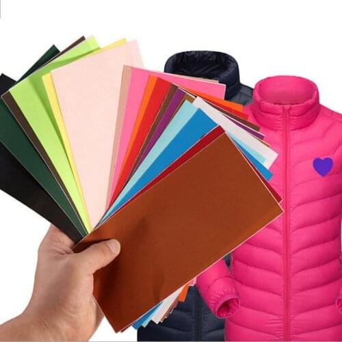 Self-sticking Waterproof Down Jacket Jackets Fabric Sticker Patches for Clothing Hole Repair Clothes Appliques Badge Stripes DIY