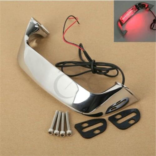 Motorcycle ABS Trunk Handle Light LED For Honda Goldwing 1800 GL1800 2001-2017 Chrome/Black