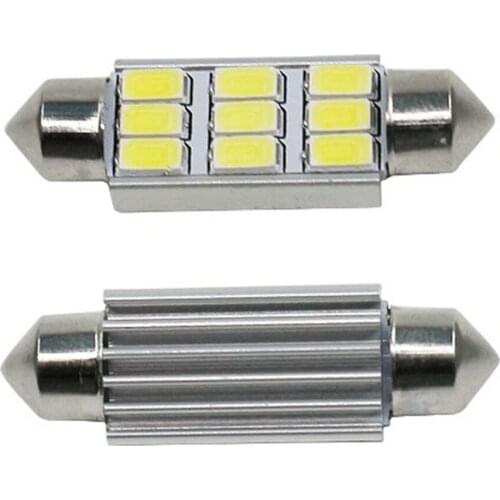 Indicator & License Light LED Bulb Fits for Honda Yamaha Suzuki Car Truck Motorcycle 2835-36mm 39mm 41mm 44mm Super Bright