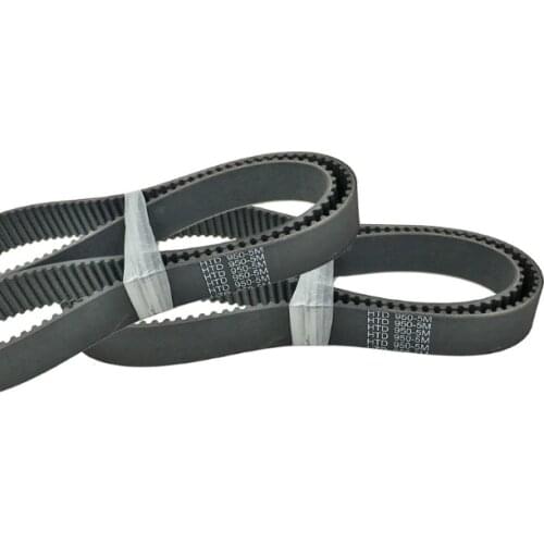HTD920-5M HTD925-5M HTD930-5M HTD935-5M HTD940-5M HTD945-5M HTD950-5M Rubber Timing Belt Black 1PC
