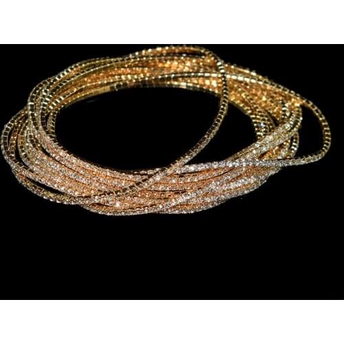 Womens Anklet fashion Rhinestone Elasticity Anklet 2021 Summer Beach Anklets On Foot Ankle Bracelets For Women Leg Chain