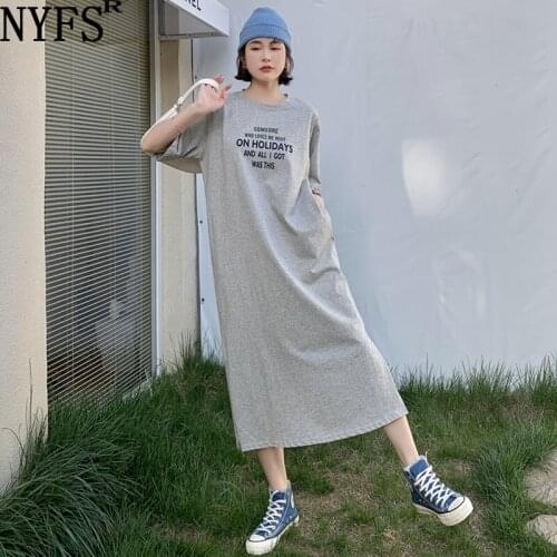 NYFS 2021 New Spring Autumn Vintage Patchwork Lace Hem Woman Dress Vestido de mujer Robe Elbise Cotton Linen Long Sleeve Dresses