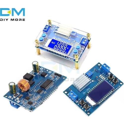 1.2-32V 5A Constant Voltage Current LCD Digital Voltage Current Display Adjustable Buck Step Down Power Supply Module With Case