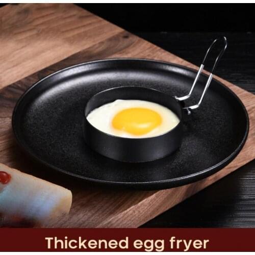 1pcs Stainless Steel Fried Egg Pancake Shaper Omelette Mold Mould Frying Egg Cooking Tools home Kitchen Accessories Supplies