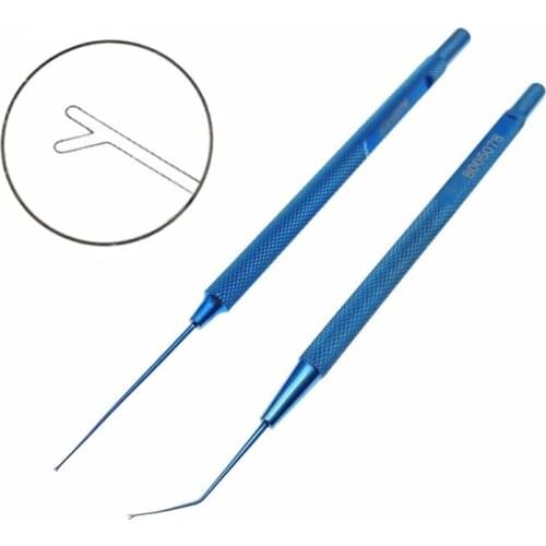 1pcs High Quality Titanium V-shaped Tip Maltzman-Fenzl Lens Manipulator Ophthalmic Surgical Instruments