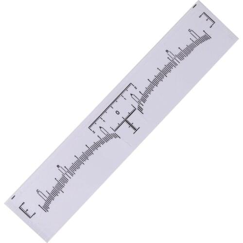 100Pcs/bag Eyebrow Measuring Disposable Eyebrow Ruler Sticker For Permanent Makeup Supplies Microblading Tools