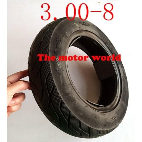 2019 Hot Sale 3.00-8 Tubeless Tire Fits for Scooter ,Gas and Electric Scooters Warehouse Vehicles Mini Motorcycle Moped 8" Rim