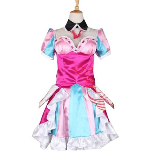 2016 Cosplay Costume Macross Delta Makina Nakajima Uniform RetailWholesale Halloween Christmas Party Any Size