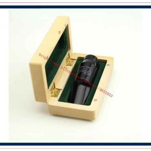 Saxophone accessories - Black tube saxophone solid wood Mouthpiece case - Saxophone mouthpiece case