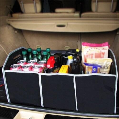 Car Multi-Pocket Organizer Large Capacity Folding Storage Bag Trunk Stowing and Tidying